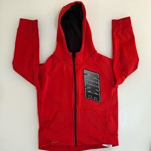 Kids Nike Dri-fit Red Sweatshirt